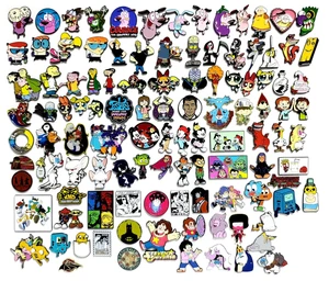 Courage the Cowardly Dog & Other TV Cartoon Enamel Pins - Choice of Pin
