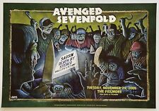 Avenged Sevenfold Concert Poster 2005 F-737 Fillmore