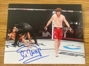 Foto autografiada de Shara Bullet Magomedov 8x10 UFC peso medio PRUEBA - Imagen 1 de 6