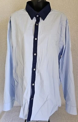 Express IMX Mens Shirt Size XL X Large 17/17.5 Blue - Image 1 of 4