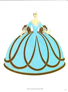 Ertes Art Deco Kostüm Illustrationen Theaterkostüme in Farbe 1979 Vintage - Bild 1 von 2