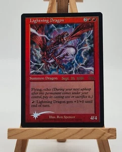 Lightning Dragon Urza´s Saga Prerelease Promos Magic EN (Blitzdrache) 202 FOIL - Bild 1 von 2