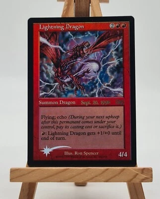 Lightning Dragon Urza´s Saga  Prerelease Promos Magic EN (Blitzdrache) 202 FOIL - Bild 1 von 2