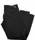 Scott James Jeans Mens 38x32 Black Slim Stretch Straight Leg Dark Wash Casual