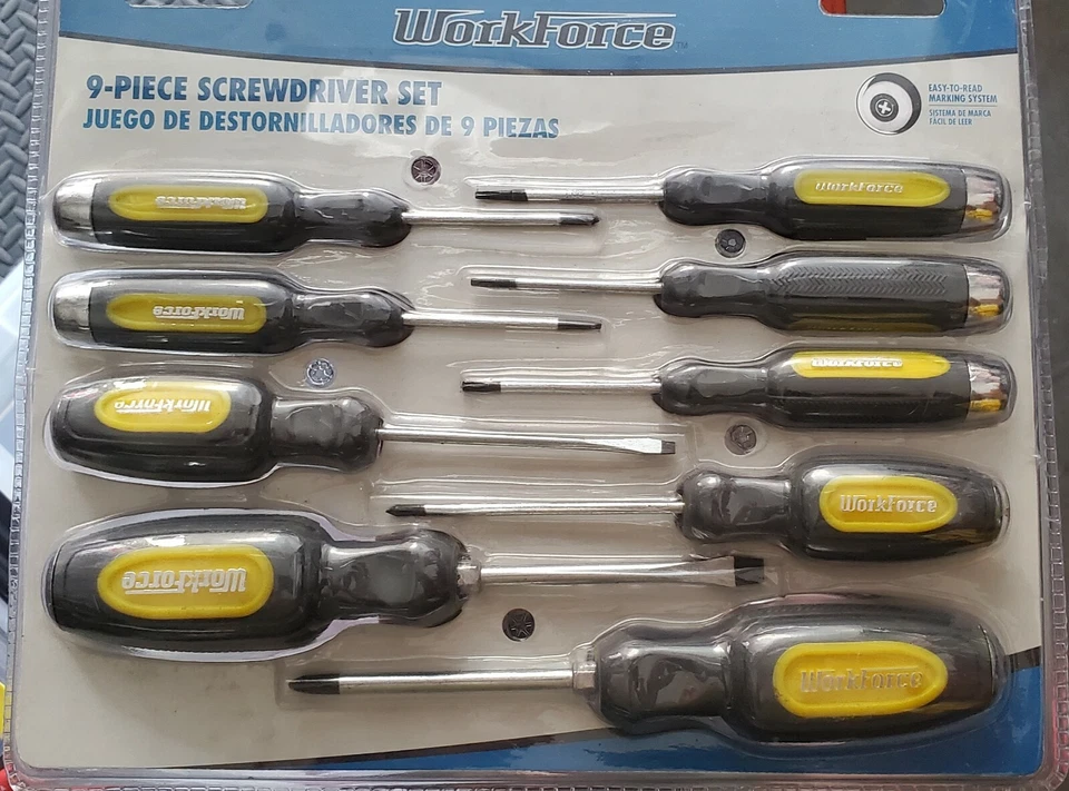 9-piece screwdrivers -- workforce - Image 1 of 1