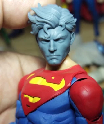 Boneco de ação 1:6 masculino cabeça esculpida Superboy homem para 12" brinquedos corporais - Imagem 1 de 4
