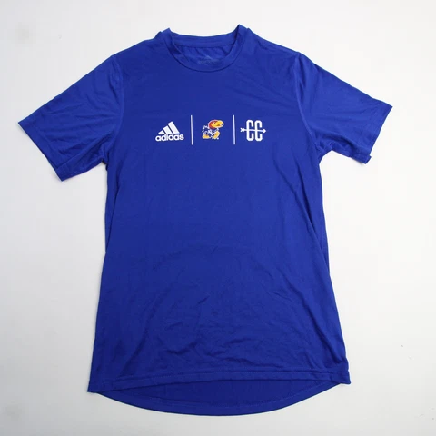 Kansas Jayhawks adidas Creator Short Sleeve Shirt Men's Blue Used Cover