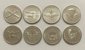 TRANSNISTRIA - JUEGO de 7 Monedas "Ramas de Fuerzas Armadas" - 1 RUBLO 2023 - SIN CIRCULAR - Imagen 1 de 1