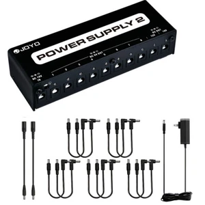 Fuente de alimentación de pedal efecto JOYO JP-02 10 puertos 9V/12V/18V con cable de conexión de pedal - Imagen 1 de 10