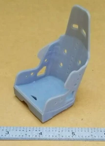 3D RESIN PRINTED 1/12 SCALE ALUMINUM RACING SEAT DRAG DIRT TRACK - Picture 1 of 5