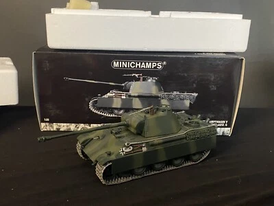 Minichamps German Camo Panzer Panzerkampfwagen V Panther Ausf. G Tank 1/35 - Image 1 of 4
