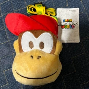 Donkey Kong Diddy Ticket Holder USJ SUPER MARIO WORLD Country Limited - Picture 1 of 2