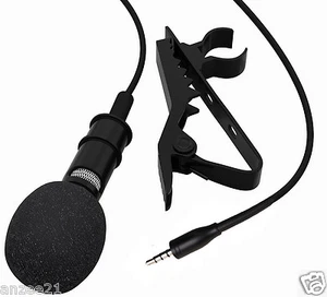 Lavalier Lapel Clip on Microphone Mic for iPhone iPad iPod Touch Samsung Android - Picture 1 of 3