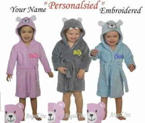 Vestido personalizado para bebé baño bordado vestido de vestir niño niña regalo animal suave - Imagen 1 de 4