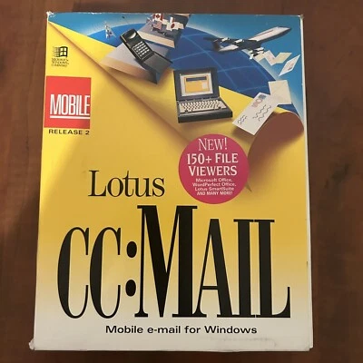 Lotus cc Mail versión 2.2 correo electrónico móvil para Windows la solución de mensajería total Foto 1 de 4