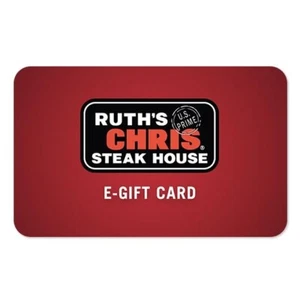 $100 RUTH'S CHRIS STEAKHOUSE Giftcard - Picture 1 of 1