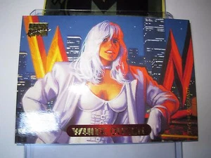 CARTE MARVEL MASTERPIECES GOLD FOIL SERIES 1994 N°136 WHITE QUEEN MINT CARD BASE - Picture 1 of 1