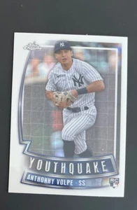 2023 TOPPS CHROME UPDATE ANTHONY VOLPE YOUTHQUAKE RC NEW YORK YANKEES - Picture 1 of 2
