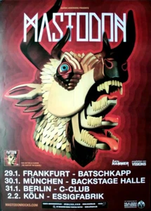 MASTODON - 2011 - Plakat - In Concert - The Hunter Tour - Poster - Picture 1 of 1