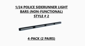 1/24 Luci LED personalizzate Maisto Tahoe Police Fire Siderunner confezione da 2 STILE 2 - Foto 1 di 5