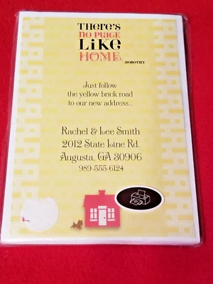 Hallmark Invitations Kit Wizard of Oz There's No Place Like Home OOP - Image 1 of 4