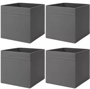 12xIKEA DRONA Aufbewahrungsboxen für Kallax Regal Organizer, grau 33x38x33cm - Bild 1 von 2