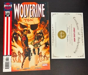 Wolverine #34 (Marvel Comics 2005) -- SIGNIERT Mark Texeira mit Echtheitszertifikat - Bild 1 von 2