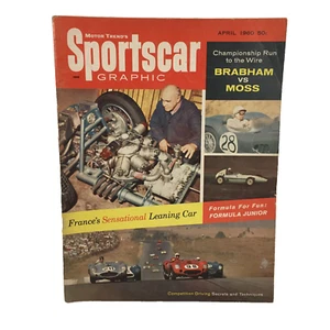 Sports Car Graphic Magazine March April 1960 Issue Vol 3 No 2 France Leaning Car - Picture 1 of 10