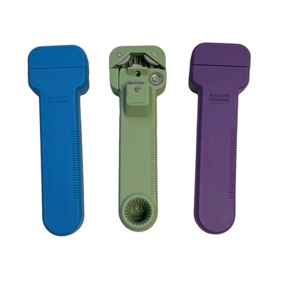 Kuhn Rikon 3-в-1 компактный банки открывалки набор из 3 K97705 новый синий/фиолетовый/шалфей - Изображение 1 из 4