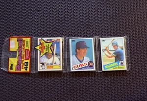 1985 Topps Baseball Rack Pack Dwight Gooden(RC) on Back George Brett AS on Front - Picture 1 of 5