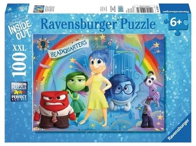 PUZZLE 100 PEZZI XXL ravensburger INSIDE OUT 2 disney pixar CM 36 X 49 età 6+ - Immagine 1 di 2