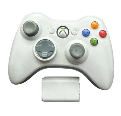 Microsoft Xbox 360 Wireless Controller Gamepad, White [Grade B] - Image 1 of 2
