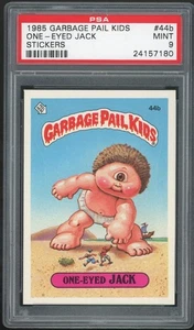 1985 Topps Garbage Pail Kids 2nd Series #44b One-Eyed Jack PSA 9 MINT Os2 MATT - Bild 1 von 2