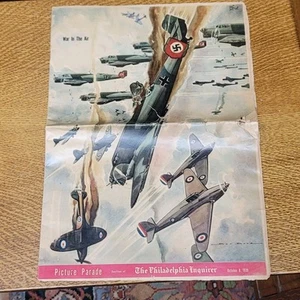 Picture Parade Philadelphia Inquirer 1939 WWII Hitler Uniforms Women - Picture 1 of 11