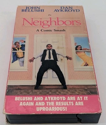 Neighbors VHS John Belushi Dan Aykroyd Cathy Moriarty TESTED & WORKING Foto 1 de 4