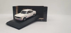 1/43 BMW 2002 TURBO 1973 WHITE MINICHAMPS 430022200 NO AUTOART NO SPARK NO TSM - Picture 1 of 9