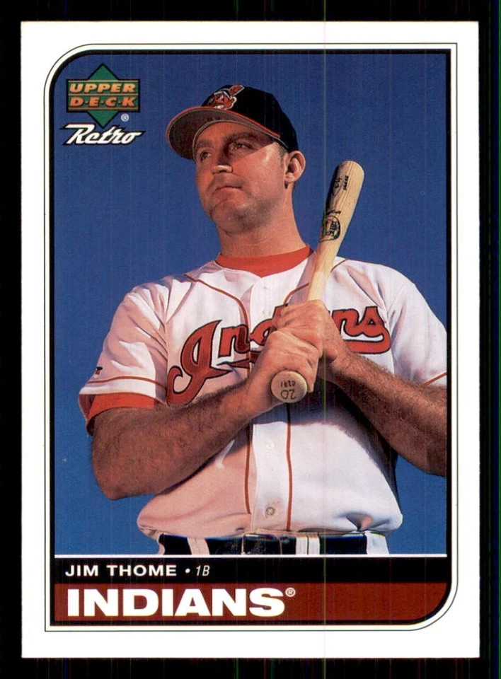 1998 Upper Deck Retro #31 JIm Thome Cleveland Indians - Image 1 of 2