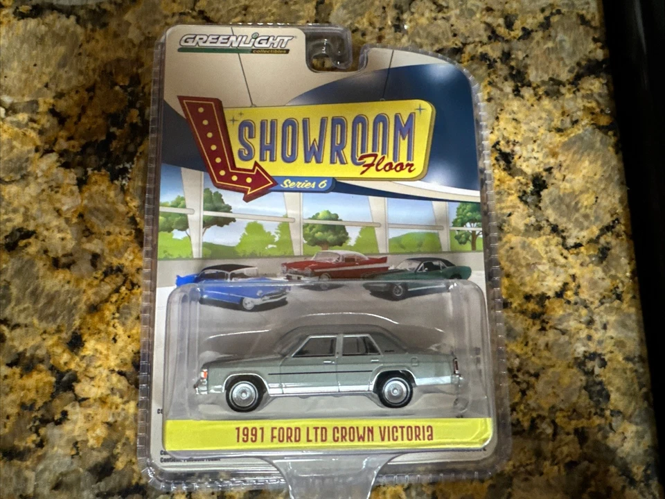 Ford LTD Crown Victoria 1991 - modelo gris diecast escala 1:64 - Greenlight 68060F Foto 1 de 1