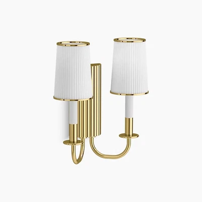 Kohler 2844-SC02-2PL - Tresdoux Two-light Sconce - Polished Brass - Image 1 of 4