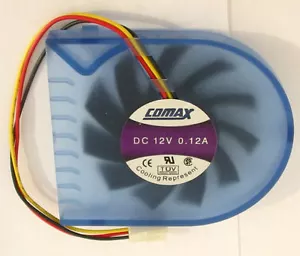 Comax DC 12V 0.12A Mobile Rack Fan w/ 3Pin 3Wire Connector