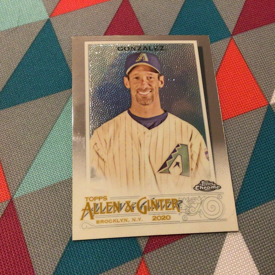 Luis Gonzalez #113 diamondbacks (base card) 2020 Topps Chrome Allen & Ginter - Image 1 of 1