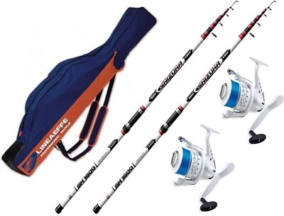 Kit 2 Canna Shizuka SH1600 220 gr 4.20 mt +2 Shizuka SH7 7000+Fodero Lineaeffe - Immagine 1 di 3