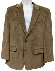 Lauren Ralph Lauren Mens Brown Tan 2 Button Corduroy Blazer Sports Coat 42R - Picture 1 of 7