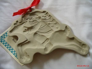RARE BROWN BAG COOKING ART 2001 HILL DESIGN "NIGHT FLIGHT" MOLD NEW WITH BOOK - Picture 1 of 2