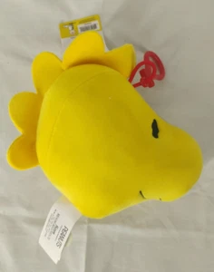 Kcare Peanuts Woodstock Head Plush Bag Clip Stuffed Animal Toy Keychain NEW - Picture 1 of 5