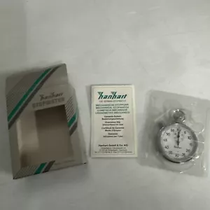 hanhart Stoppuhr Lever 7 Jewels Shockproof 1/5 SEC / 1/100 MIN - Bild 1 von 4