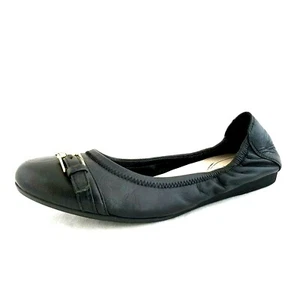 COLE HAAN Puntera Puntera Ballet Planos Cuero Negro Premium Para Mujer EE. UU. 8 B UE 38,5 $150 - Imagen 1 de 7