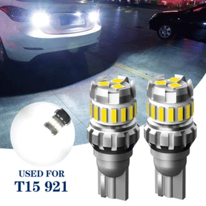 LED Back Up Reverse Light Bulb 921 912 W16W 904 906 916 T15 6000k White For Ford - Picture 1 of 9