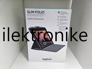 Brand NEW Logitech 920-009017 Cover Case Bluetooth Keyboard iPad 5th & 6th Gen - Picture 1 of 3