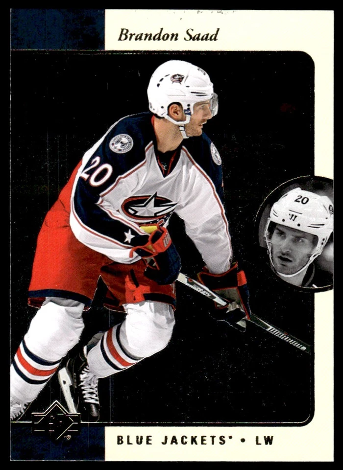 2015-16 SP Authentic 1995-96 Retro Brandon Saad Columbus Blue Jackets #R18 - Image 1 of 2